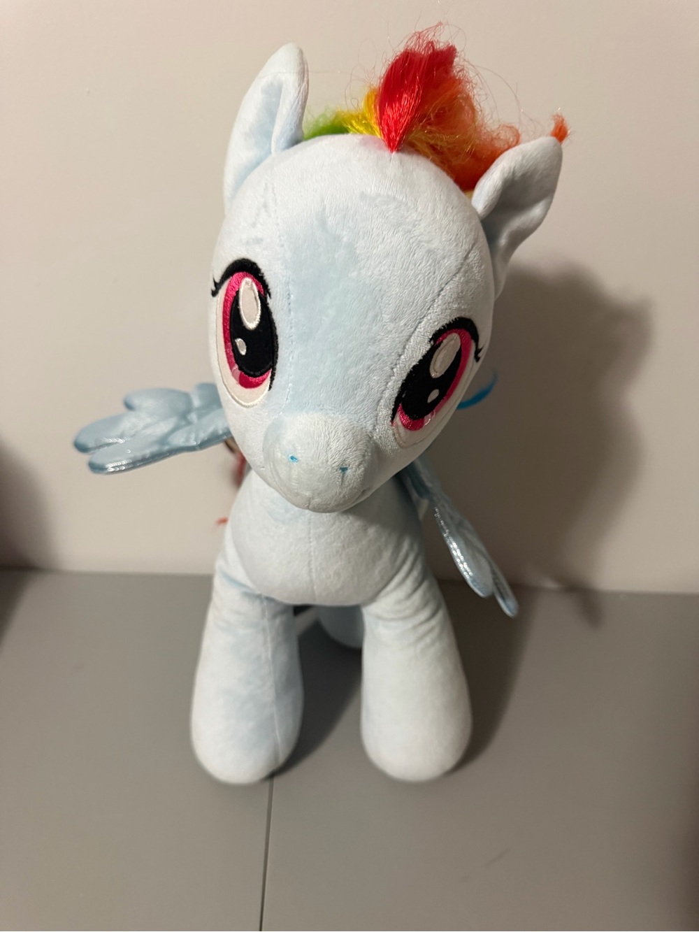 Build A Bear Workshop Rainbow My Little Pony Dash Plush 2013 Retired
